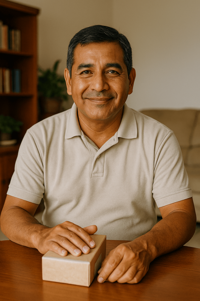 Luis Cedeño, Cliente de Pharmahogar Express, farmacia online en Ecuador